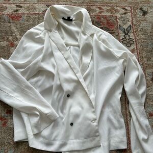 Topshop Cream Blouse